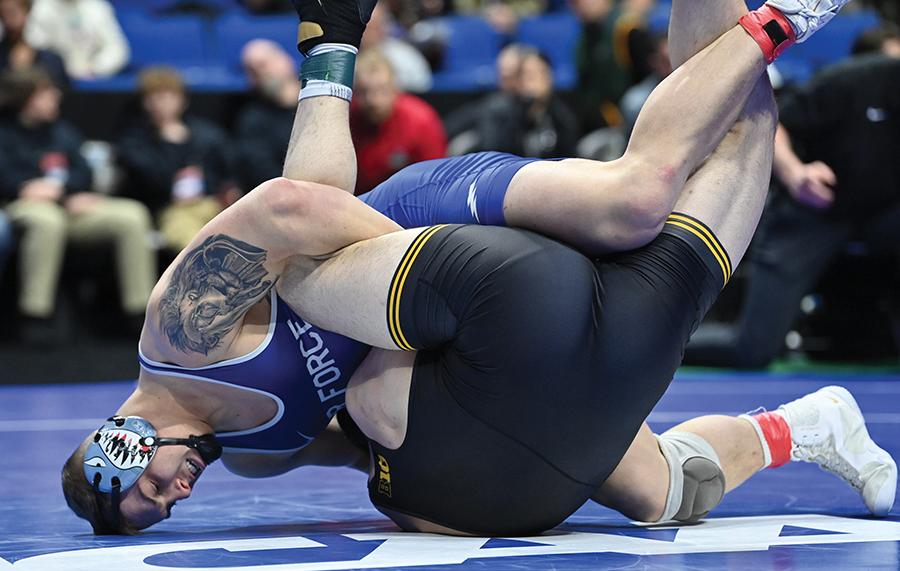 Air Force’s Hendrickson named nation’s top pinner for second straight